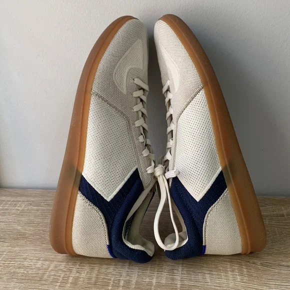 Rothy’s The RS01 Sneaker Panther Men’s Size 10.5 White & Blue Casual Shoes - Picture 11 of 14